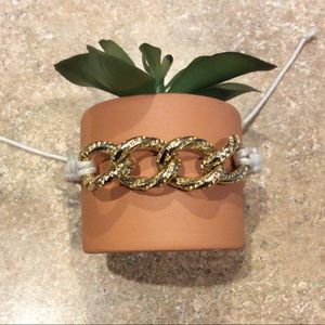 String Gold Links Bracelet